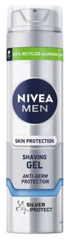 Nivea For Men Silver Protect Shaving Gel 200ml